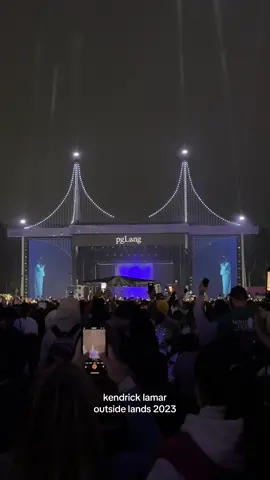 kendrick lamar was amazing! such a great set ! #outsidelands #osl #outsidelands2023 #osl2023 #musicfestival #kendricklamar #kendricklamarconcert 