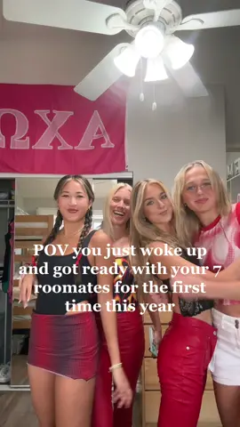 The start of 8 girl room content #axosdsu #sandiegostate #rushtok 