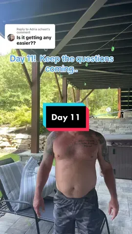 Replying to @Adria scheet day 11!  Keep the questions coming!  Today was a struggle!  Back at it tomm!  #fyp #icebath #coldtherapy #healthandwellness #anxiety #depressionanxiety #hunleyswolfpack 