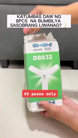 Foldable Fan Blade Led Light #ledlight #kuryentipid #homeandliving #tiktokfinds #budolfinds #fypシ゚viral 