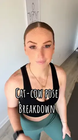 CAT-COW POSE BREAKDOWN✨🧘‍♀️ #yoga #yogagirl #yogaflow #yogateacher #fyp #foryoupage #TikTok #viral #challenge #Fitness #followandlike #FYP #yogaallday #trending #foryou 