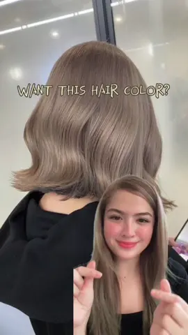 Want this trending hair color? Check the yellow basket 😉❤️ #haircolor #haircolortrends #milkteaashhaircolor #fyp #haircolortrend #bremodmilkteaash 