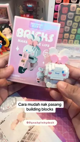 Korang jangan malas2 da sbb saya da jumpa cara mudah dan cepat nak siapkan building block mcm ni 🫣😆 #buildingblocks  Goodluck ! Nak building block bunga tgk tdk video ni ya  @Rynah @PinkyDesk 