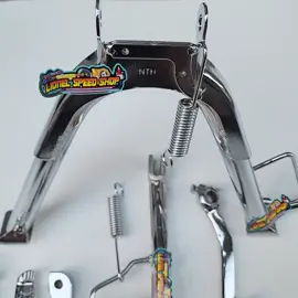 Standar tengah samping NTH selahan dan step pijakan mio sporty mio smile nouvo mio soul karbu ring 17 silver krom Chrome#lionelarifinovariasi #lionelspeedshop #miosporty #miosmile #miosoulkarbu #nouvoindonesia #nouvo #miosportythailook 