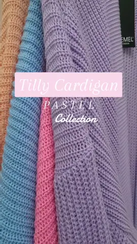 Beautiful pastel collection in the Balloon Sleeve Cardigans. In stock now!