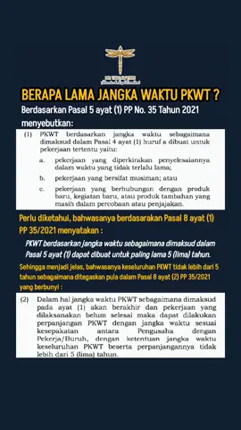 Berapa lama jangka waktu PKWT? #viralid #fyp #phk #pesangon #Serunya17an #buruh #karyawan 
