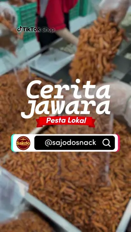 Selamat buat Sajodo Snack yang bukan cuma berjualan namun juga bisa menjadi berkah bagi warga sekitarnya dengan menciptakan banyak lapangan kerja! Sajodo Snack memang layak jadi Jawara TikTok Shop! Terus menjadi inspirasi untuk banyak orang ya!