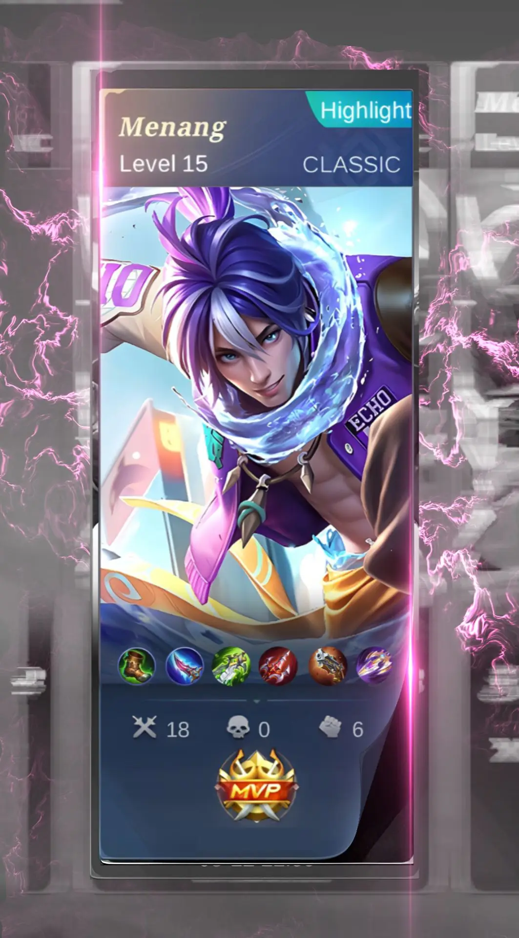 bagian 10JT ,CHOU ECHO #fyp #mobilelegends #fypシ #mobilelegends_id 