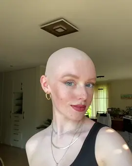 Bald beauty girl
