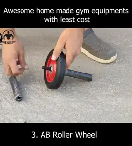 Ab roller wheel #gym  #homemadegym #homegym #homegymideas #idea #handmade #fyp #foryou