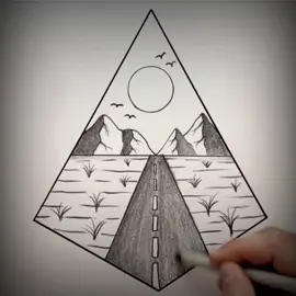 draw a beautiful nature 🏞️😍 Learn to draw from scratch. We ran a training course to learn the basics of drawing the human face and head. What are you waiting for? Join us now⬆️ . . . . . #draw #nature  #drawing #eazy #paintingarabic #fyp #foryoupage #viralvideo #skechers #fypシ゚viral #naturelover #drawnature #artnature #courses  #course #learndrawing #america  #drawfacechallenge #drawcourse