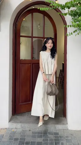 Các nàng đã có set linen cưng xỉu này chưa 🤎 #LearnOnTikTok #viral #viraltiktok #trending #trendingvideo #hottrend #outfitideas 