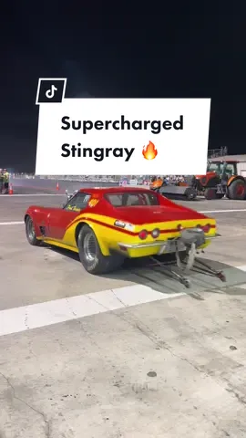 Supercharged Corvette Stingray! #sickcarsandtrucks #supercharged #corvette #corvettestingray #dragracing 
