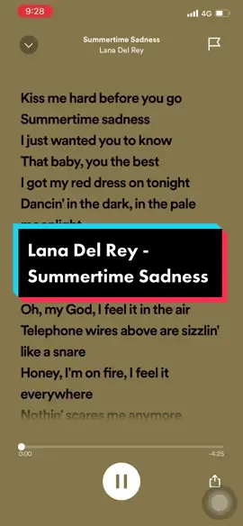 Lana Del Rey - Summertime Sadness 🔥🔥🔥 #lanadelrey #summertimesadness #song #music #musica #musically #tiktok #tiktokviral #tiktokviralvideo #tiktokviraltrending #tiktokmalaysia #tiktokindonesia #lyricsvideo #lyrics_songs #malaysia #malaysiatiktok #indonesia #indonesiatiktok #fyp #fypシ #fypage  #trending #trendingsong #kingcherryymqs 
