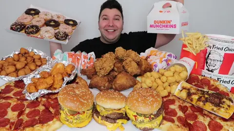 10,000 Calorie Challenge (completed) - Part 1 #mukbang  #mukbanger  #mukbangchannel  #eatingshow  #foodreview  #familyfriendly  #Food #NikocadoAvocado