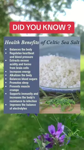 Celtic Salt #healthandwellness #celticsalt #healthinfo #foryou 