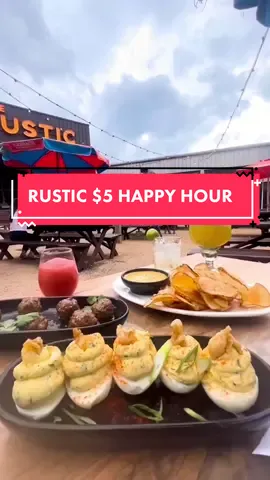 ✨Summer is Sweeter with The Rustic’s $5 Happy Hour! Discover $5 Frozens & Food EVERYDAY from 3-6pm! ✨ @therusticdallas is helping you beat the record-breaking Dallas heat with a refreshing $5 Summer Happy Hour!  Everyday (yes, even weekends!) from 3-6pm, head over to The Rustic for a phenomenal $5 lineup, featuring: $5 Frozens 🍹 House Margarita 🍾 Frosé 🫏 Mule $5 Bites 🍖 Wild Boar Meatballs 🥚 Cracklin’ Deviled Eggs 🫔 Tamales Three Ways $5 Featured Cocktails 🍸 Ask your server which satiating sip you can enjoy for only $5! Plus, discover discounted Summer Features, including: 🧉 $9 Legendary Margarita 🍧 $3 Just The Pop You can’t afford to miss this delicious way to cool down!  🎶 Come for the deals, stay for the free live music! Enjoy great tunes & good times every Tuesday-Sunday @therusticdallas! Check out the full schedule at therustic.com.  ✨Discover for Yourself! ✨ 📍3656 Howell St, Dallas 🗓️ Open Daily 🍹 Happy Hour Everyday 3-6pm #dallas #dfw #dallasdiscovered #dallashappyhour #visitdallas #dallasdeals #dallasfoodie #dallasrestaurants #therustic #therusticdallas