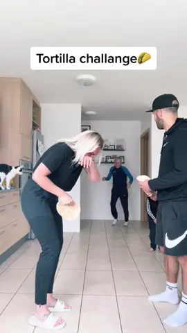Kids watch mom and dad do the tortilla challenge #BVIRAL