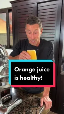 Orange juice is actually good for you!