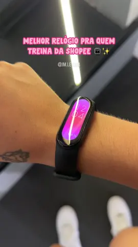 meu novo vicio 💞 link está na bio pra quem quiserrr #fy #shopee #shopeefinds #comprasshopee #shopeecompras #gymrat #gym #Fitness #miband 