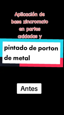 acabadoscruzhnos Pintado de portón de metal. se le aplicó a partes oxidadas una base zincromato para luego pintar con pintura Gloss Acrílico #Jehovacruzpintor #pinturacasas #pinturaacrilica   #acabadosengeneral 