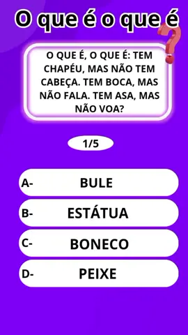 quiz de o que é o que é  #quiz #oqueoqueé #oqueeoque #oqueeoquee #trivia #quiztime 