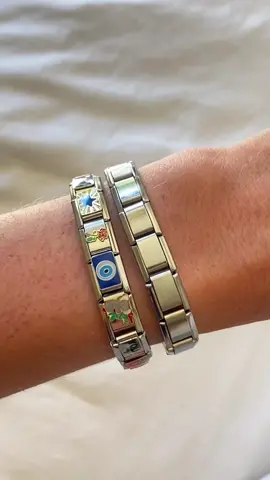 Replying to @lovehatedie Customize your own italian charm bracelet for 50% off, this week only! #italiancharmbracelet 