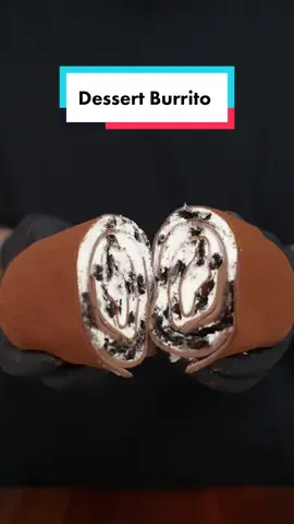 Dessert Burrito! 🌯🤤 #burritos #desserts #EasyRecipe #creamy 