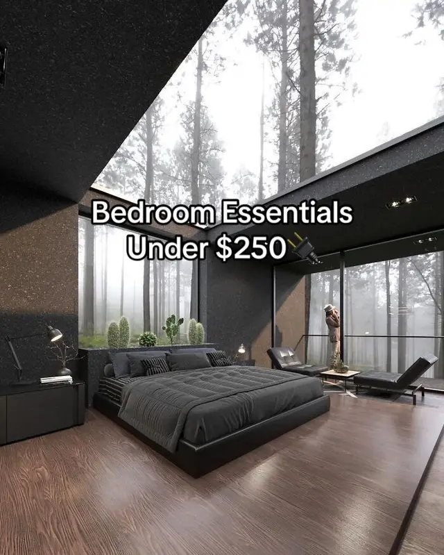 Bedroom essentials under $250! Links to all products in bio📲 #amazonfinds #amazonmusthaves #fyp #uniquefinds #thrift #essentials #mensbedroom #bedroomfinds #amazonbedroom 