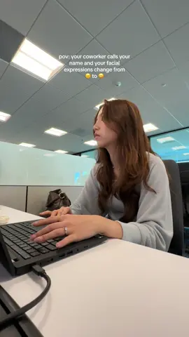 why do i look angry when i’m doing my work LOL #work #corporate #worklife #corporategirlies 