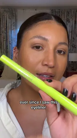 Emotional teary eyes or dry eyes? Maybe both! But still had to try the @Half Magic liner  #halfmagicbeauty #liquidliner #corporategirlies 