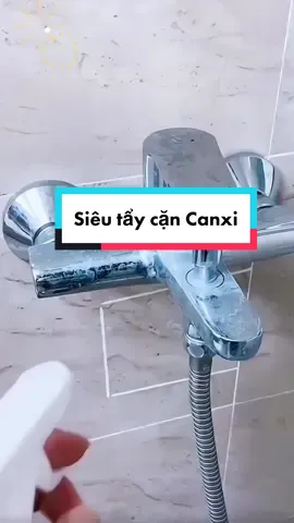 Siêu tẩy cặn Canxi:Xịt là Sạch giúp nhà tắm sáng sạch như mới #sieutay #sieutaydanang #sieutaycancanxi #LearnOnTikTok 