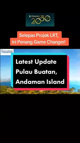 Pulau Andaman pulau buatan terletak di seberang Gurney Bay/Drive  #penangtrip #penangelokdah #trending 