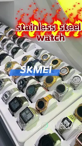 SKMEI #STAINLESSsteelwatch, do @you like them? #AZANwatch #PRAYERwatch #Digitalwatch