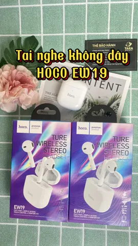 Tai nghe không dây hoco. EW19 #tainghebluetooth #LearnOnTikTok #phukiendienthoai #giohangtiktokshop #phukien #xuhuongtitkok #tiktoktech #kinhcuongluc #dienthoaisieure 