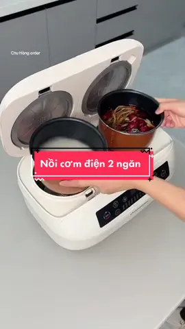 Nồi điện 2 ngăn, vừa rẻ, vừa đa năng, vô cùng tiện lợi #giadungthongminh #rewiew #rewiew #trending #decorbep #noicom #noicomdien