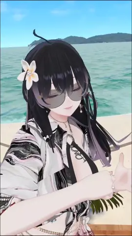 水着着せてみました。夏だねぇ。#vrchat #shinra3d 