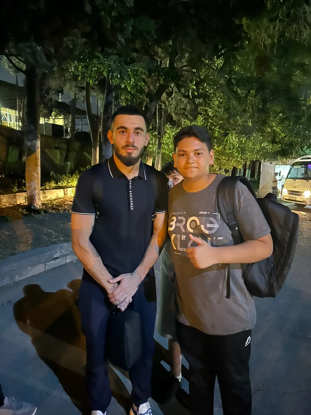 Qarabağ ın futbolçuları ilə şəkillərim#qarabagfk🤍💙 #keşfet #fyp #qurbanqurbanov #zoubir #baku 