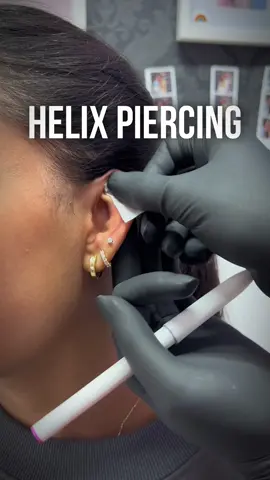 Helix piercing 💎 #earpiercing #piercing #helixpiercing #fyp #viral #watford #piercingideas #pierced #piercing #londonpiercing #londonpiercer #piercer 