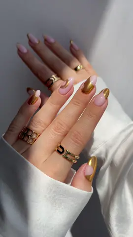 Golden moments with @Jean Dousset 's new Dousset Collection on my fingers, and complementing nails. These rings are truly iconic and embody authentic sophistication that I find very inspiring | •ad | #jeandousset #nevermined #JDpartner #nails #nailart #nailinspo 