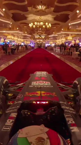 sorry for the tire marks @wynnlasvegas 🙃 full film with @Red Bull Racing out now! #vegas #lasvegasgp #formula1 