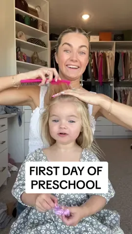 Dropped her off and she didnt even look back she was so excited 🥹❤️ #firstdayofschool #grwm #grwmtoddleredition #grwmhair #toddlerhair #toddlerhairstyles #momanddaughter #toddlersoftiktok #toddlermom #MomsofTikTok 