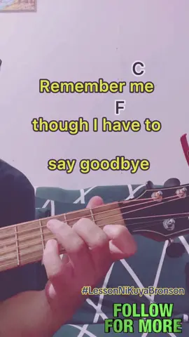 Remember Me CoCo Movie OST #LessonNiKuyaBronson #cocomovie #acousticcovers  #RememberMe #GuitarCover #guitartok #guitartutorial  #fyp #fypシ 