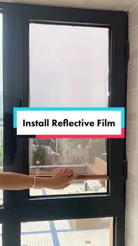 Install Reflective Film    Brown silver One Way #windowfilm Privacy Heat Control Sun Blocking Anti UV Reflective Mirror Tint Film Glass Window  #reflectivefilm #windowfilm #glassfilm #glasswindowfilm #homedecor #officedecor #reflectivevinyl #decorativefilm #privacyfilm #solarfilm  #interiordesign #DIY  #buildingfilm #glasscoating #heatcontrolfilm #windowtint 