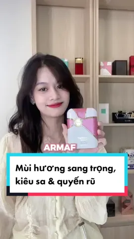 Mùi hương khiến 1 người phụ nữ trở nên sang trọng, kiêu sa & quyến rũ? #armaf #nuochoachinhhang #perfume 