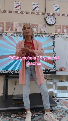 Where my young teachers at?!! 💖 #thattiktokteacher #teachersoftiktok #secondyearteacher #youngteacher #teachingontiktok #teacherlife #tiktokteacher #fyp #teacherjokes 