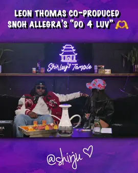 #LeonThomas on working w/ #SnohAalegra ✨ #bobbycaldwell 