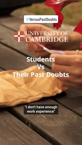 📚 “I need lots of work experience to apply to Cambridge!” Students Ellie and Esme debunk this myth. If you’re applying to us for undergraduate this year, the closing date is 16 Oct! #CambridgeUniversity #Cambridge #CambridgeUni #VersusPastDoubts #Year12 #ASLevels2023 #ALevels #Uni 