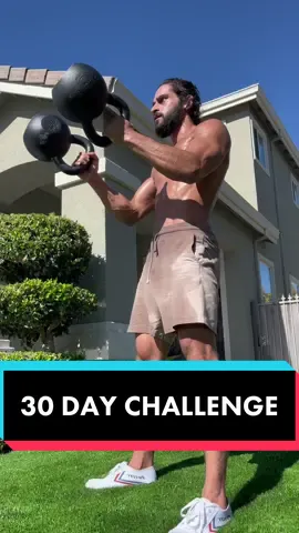 Let me mnow if you accept the challenge 😎 #kettlebell #kettlebellworkout #kettlebelltraining #fitnesschallenge #homeworkout #workoutchallenge #30daychallenge 