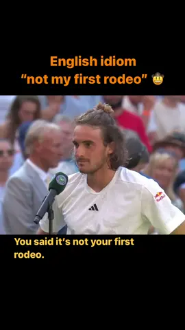 English idiom - “not my first rodeo” 🤠 When someone says a situation is “not their first rodeo” it means that they have experienced that situation before and they know what to do.  For example - “You don’t need to show me how to use the speedboat. It’s not my first rodeo.”  #aprenderingles #english #learnenglish #inglés #nativeenglish #inglesfacile #britishenglish #idioms #inglesbritanico  #ingles #英語の勉強 ‎#الإنجليزية #slang